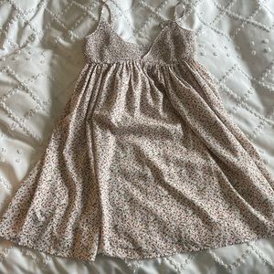 Cutest pink and white floral summer dress